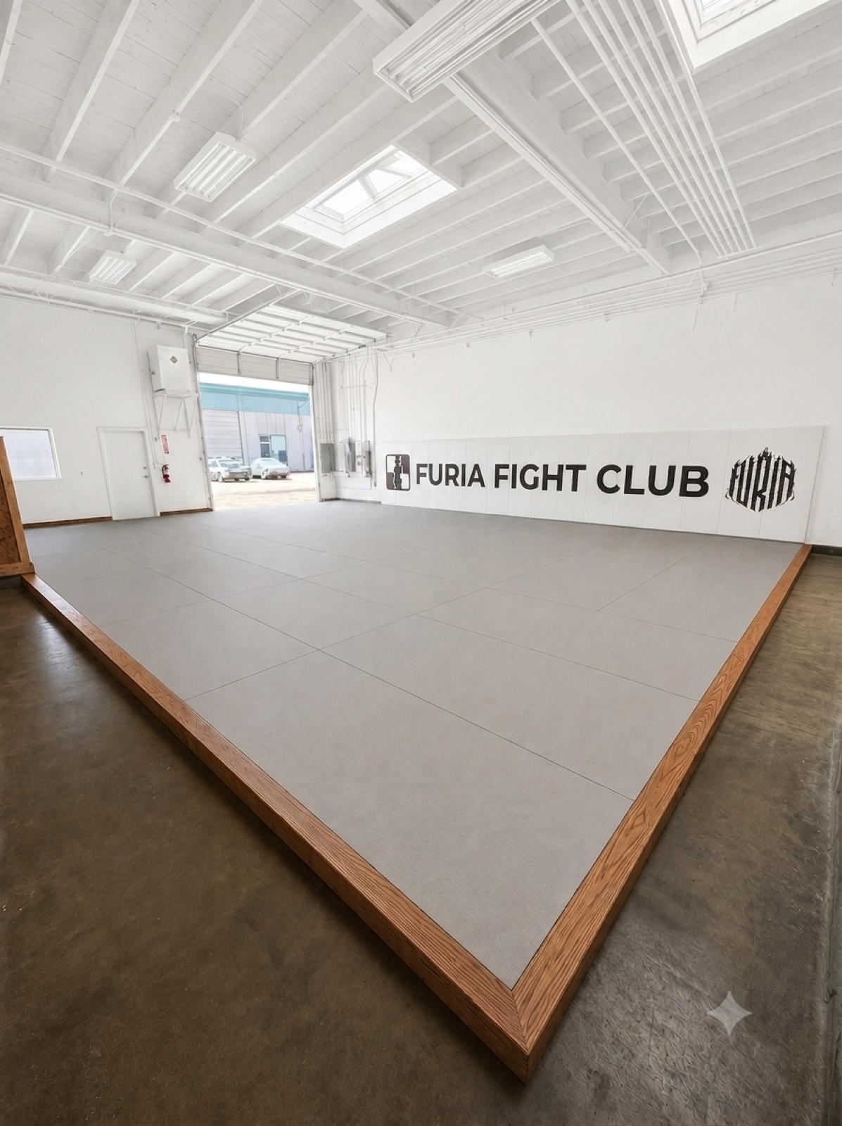 Fúria Fight Club training mat in Belmont