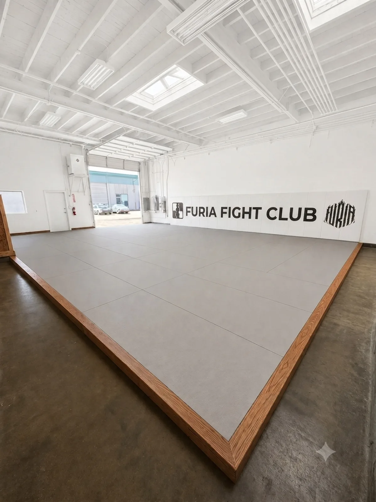 Fúria Fight Club training mat in Belmont